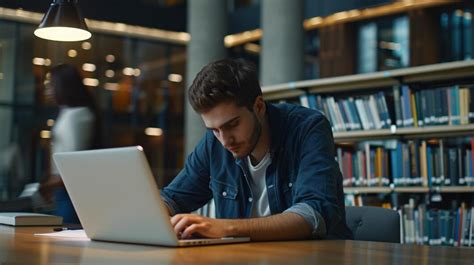 Estudiante utilizando ayudas técnicas en un entorno universitario