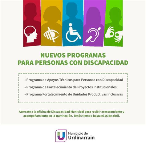 Infografía sobre los requisitos de programas para personas con discapacidad