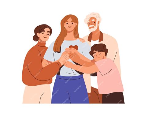 Ilustración de una persona en cama, recibiendo apoyo de un familiar