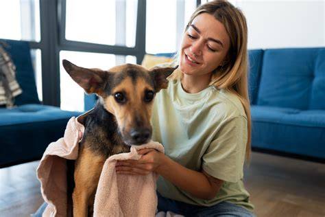 Cliente entregando su perro al cuidador en Calama