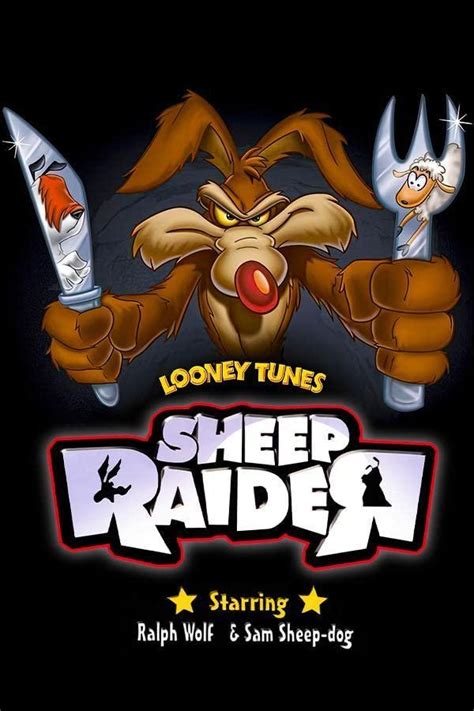 Captura de pantalla del videojuego Looney Tunes: Perro & Lobo mostrando a Ralph el Lobo y el rebaño de ovejas