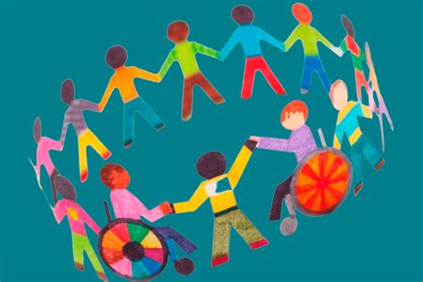 Ilustración que representa la comunicación inclusiva en un aula, con estudiantes y docentes interactuando respetuosamente.