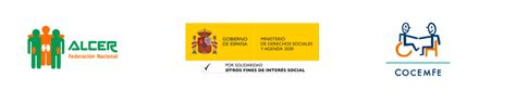 Logos de ALCER y COCEMFE, simbolizando la unión de asociaciones