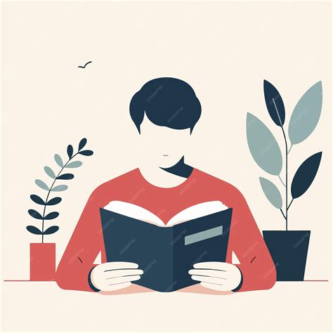 Ilustración: Persona mayor leyendo un libro