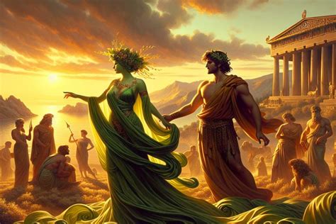 Peleo y Tetis, pintura o ilustración de su boda