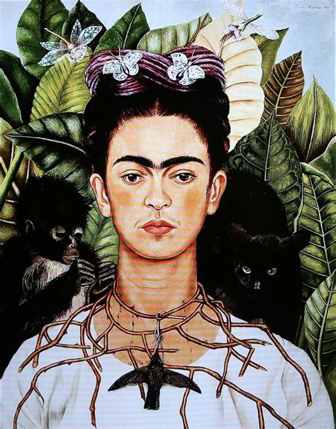 Un autorretrato de Frida Kahlo.
