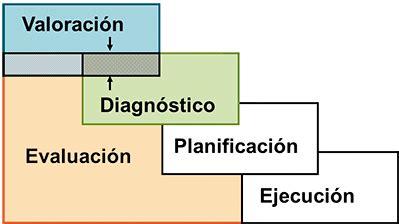 Esquema del proceso de valoración y diagnóstico social en adultos mayores