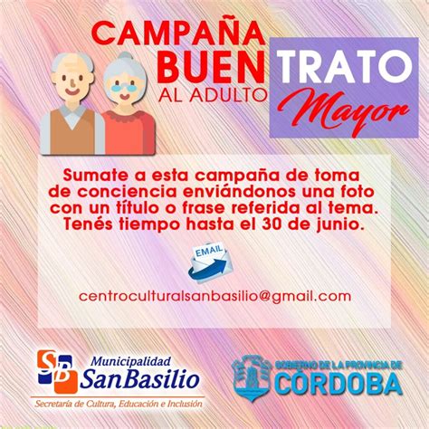 Diseño de cartel informativo sobre el buen trato al adulto mayor