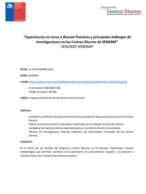Infografía sobre la cobertura de centros diurnos de SENAMA en Chile