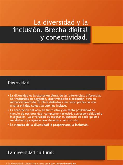 Esquema que ilustra la relación entre diversidad e inclusión