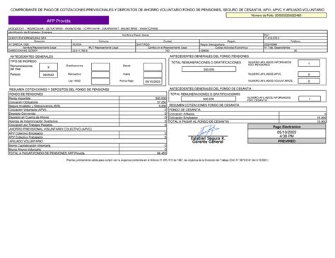 Esquema detallado de las columnas y campos a completar en las planillas de cotizaciones previsionales.