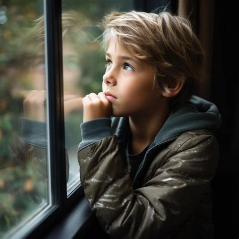 Foto de un niño en un aula, posiblemente mirando por la ventana o con una expresión pensativa, simbolizando el pasar desapercibido