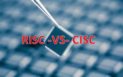 Comparativa visual de procesadores RISC y CISC