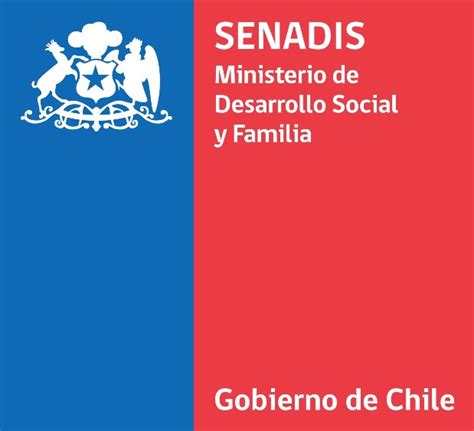 Esquema organizacional o logo de SENADIS con su misión