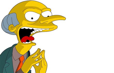 El señor Burns riendo malévolamente