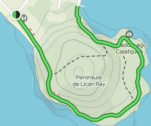 Mapa de la ubicación de Licán Ray en la Región de la Araucanía