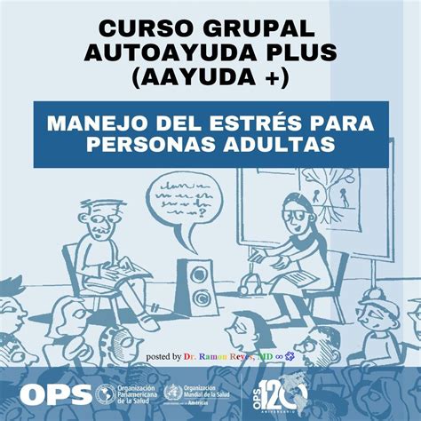 Esquema o infografía del funcionamiento del curso grupal Autoayuda Plus