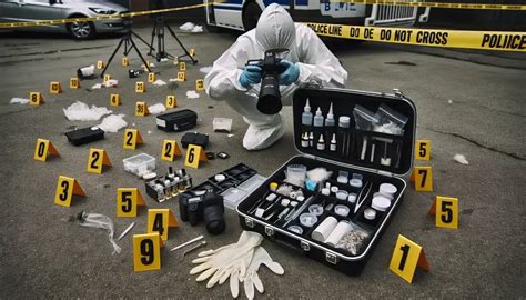 Esquema de una escena del crimen o una ambulancia atendiendo a una persona herida