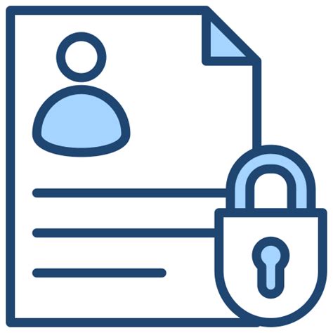 Icono de privacidad de datos